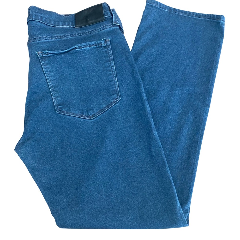 Paige Normandie Mens Straight Leg‎ Jeans Dark Wash Blue 32 101-4350598